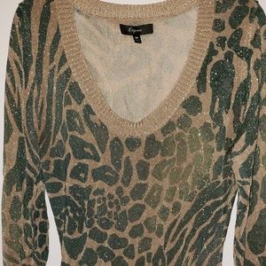 Animal print sweater